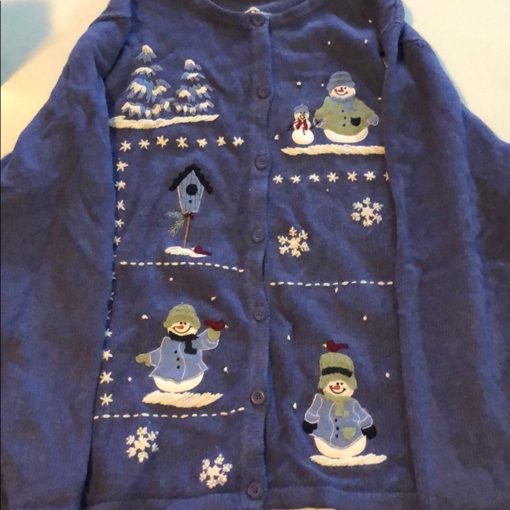 Nice Croft & Barrow button down sweater 3X